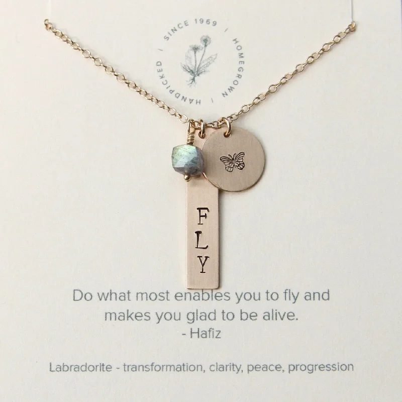 women's necklaces with radiant diamonds -Glad to Be Alive Necklace