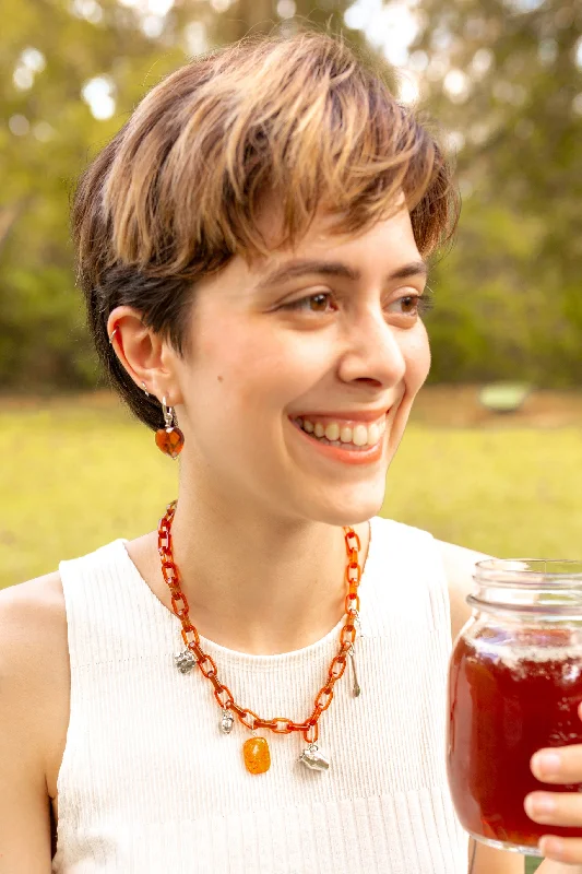 women's necklaces with butterfly design -Sweet Tea Necklace