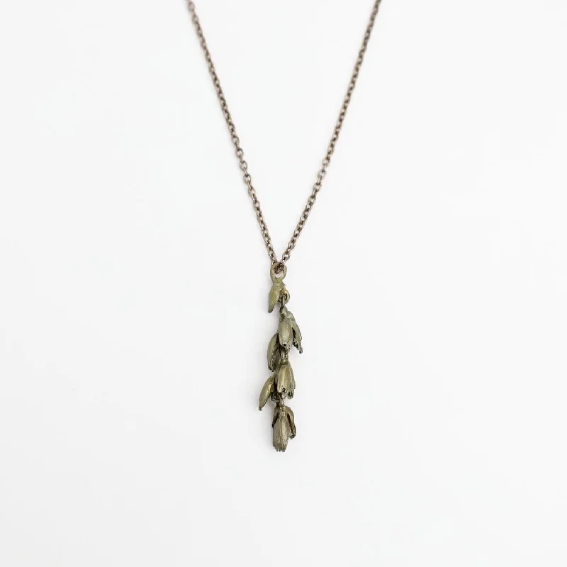 women's necklaces with sapphire -Wheat Pendant Necklace