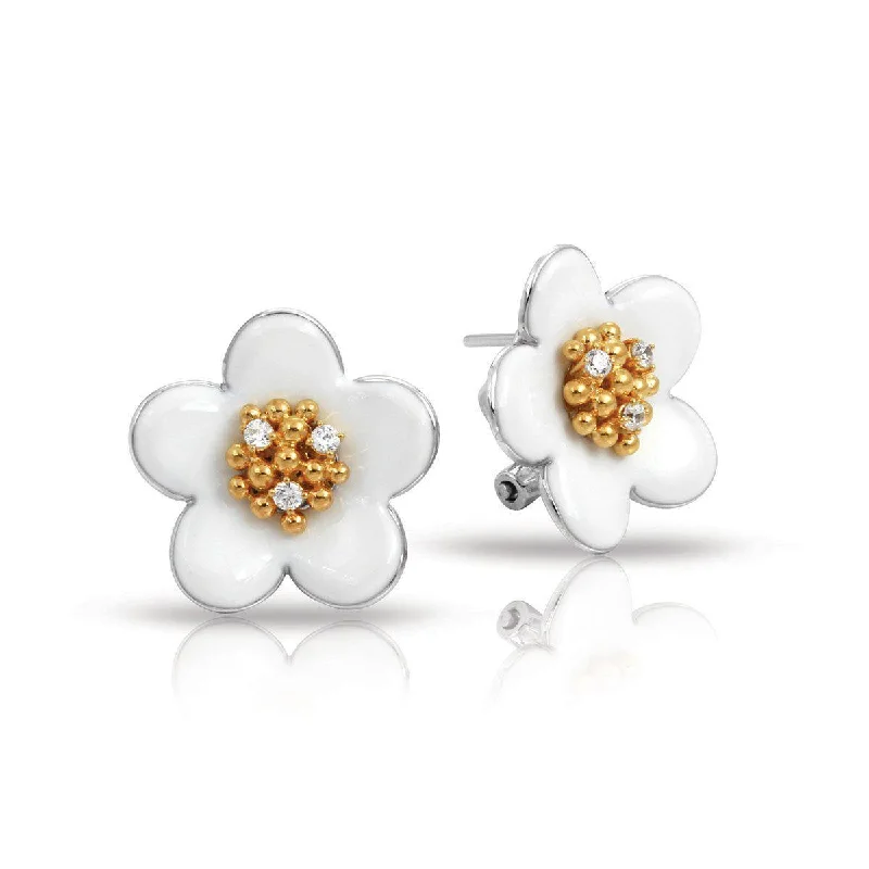 women's earrings with sterling silver -Daisy Chain Earrings