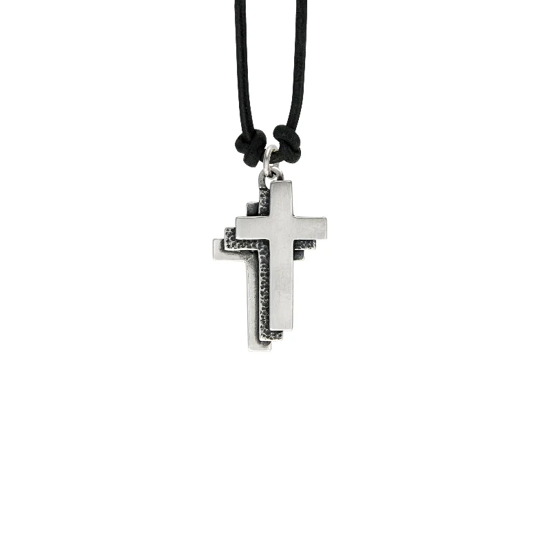 women's necklaces with antique appeal -Trinity Cross Necklace