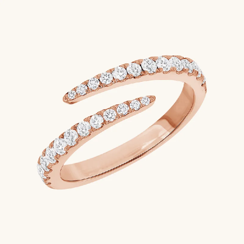 women's engagement rings with minimalistic design -Diamond Friendship Ring