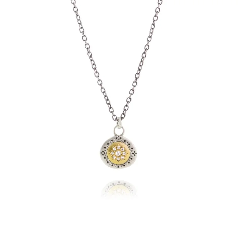 women's necklaces with minimal design -Diamond Seeds Of Harmony Charm Necklace