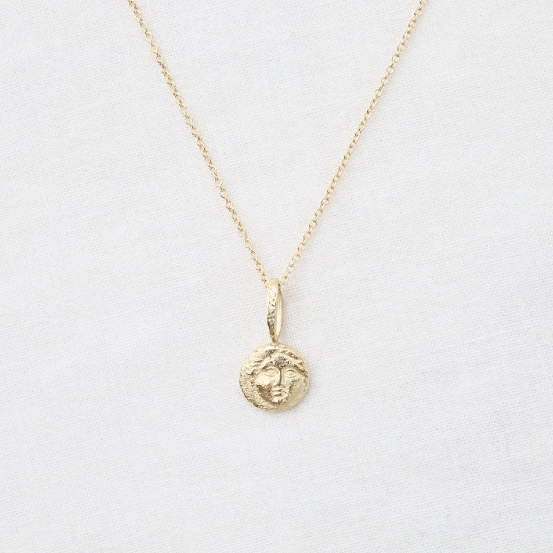 women's necklaces with twisted rope chain -Be Brave 14k Gold Necklace