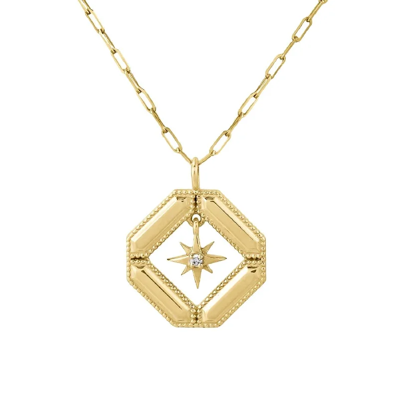 women's necklaces with dangling pendant -Astra Diamond Journey Pendant Necklace