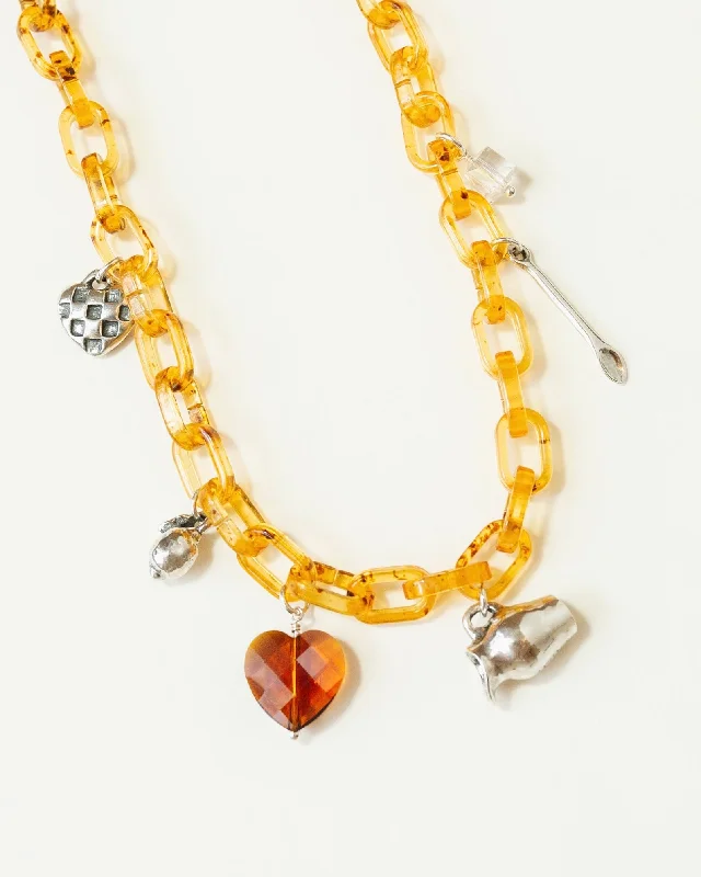 women's necklaces with elegant gemstones -Light Sweet Tea Necklace