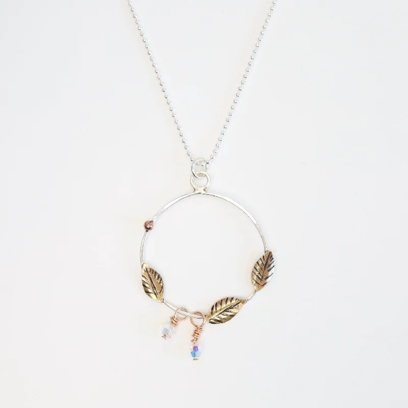 women's necklaces with statement gemstone -Spring Wreath Necklace