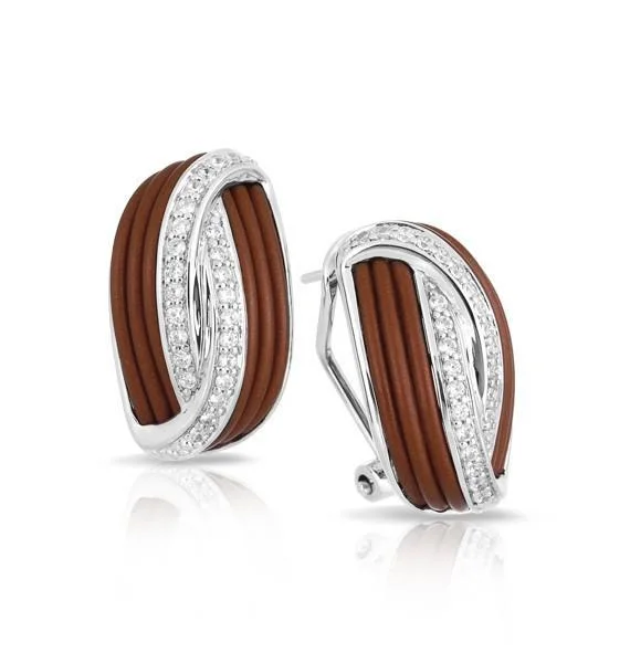 women's earrings with geometric pattern -Eterno Earrings