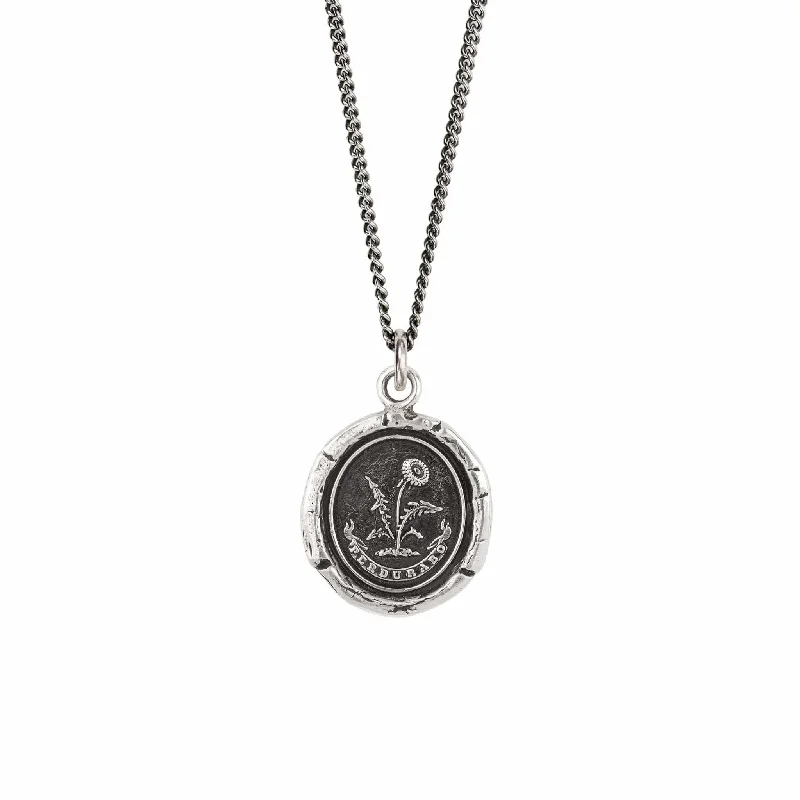 women's necklaces with polished finish -I Will Endure Necklace