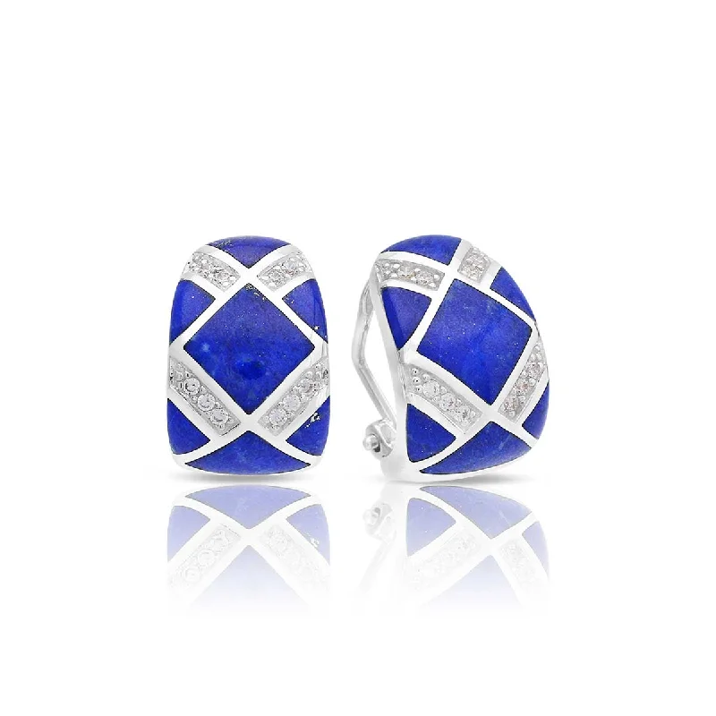 women's earrings with geometric pattern -Echelon Earrings