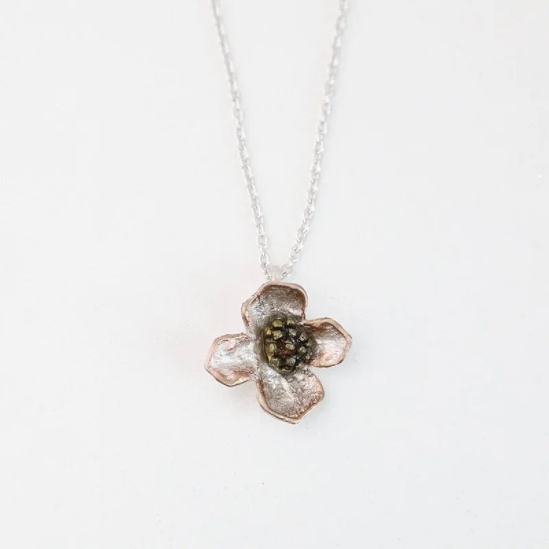 women's necklaces with vintage style -Dogwood Pendant Necklace