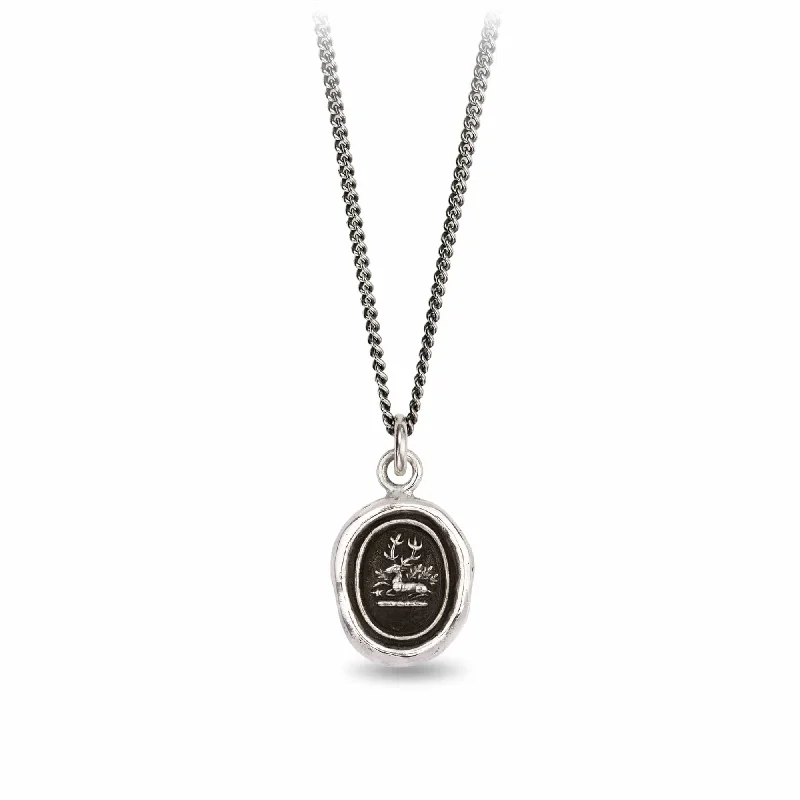 women's necklaces with crescent moon pendant -Grounding Talisman Necklace