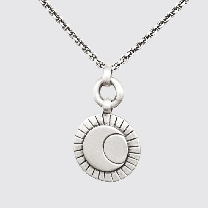 women's necklaces gold -Crescent Moon Pendant Necklace