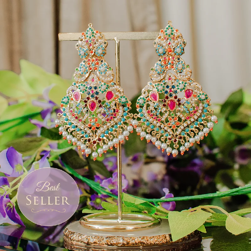 women's earrings diamond -Mahveen Earrings