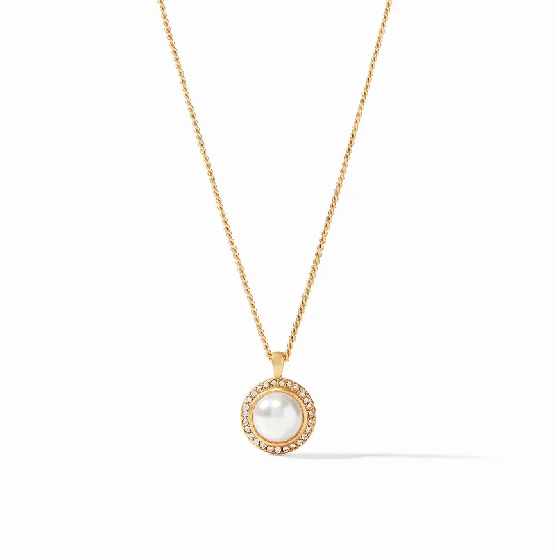 women's necklaces with statement diamonds -Odette Pearl Solitaire Necklace