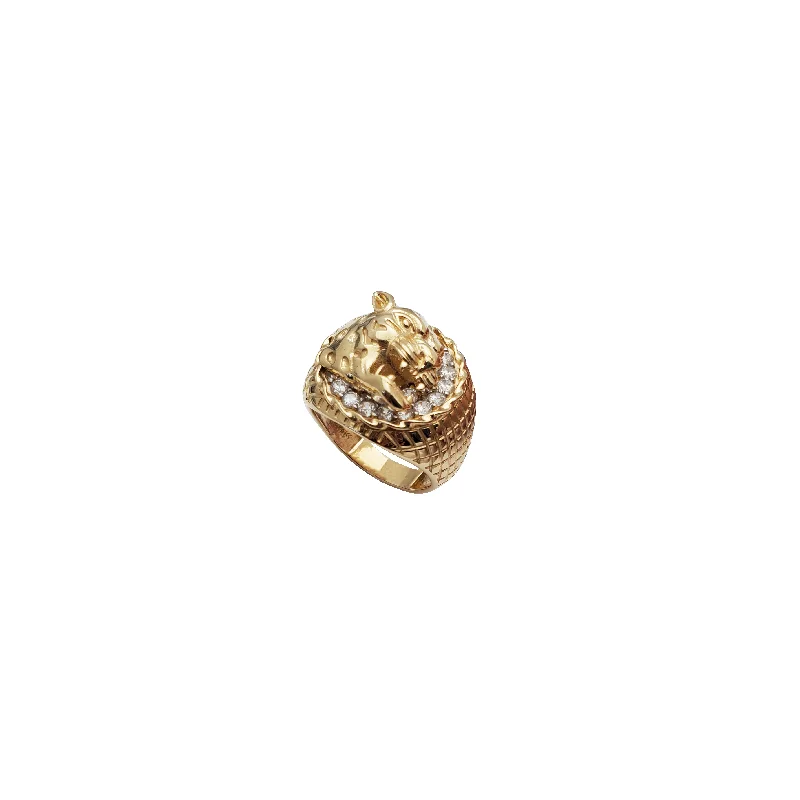 women's rings with vintage-inspired design -Tiger Man Ring (14K)