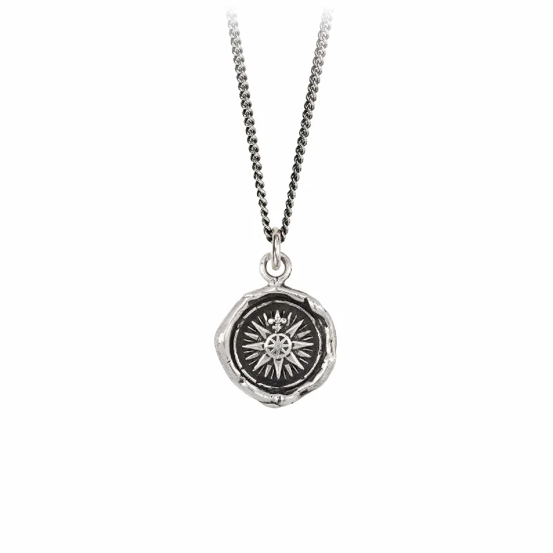 women's necklaces with geometric shape -Direction Talisman Necklace