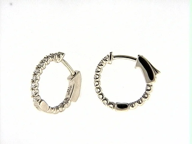 women's earrings with small studs -Venetti Hoop Earrings