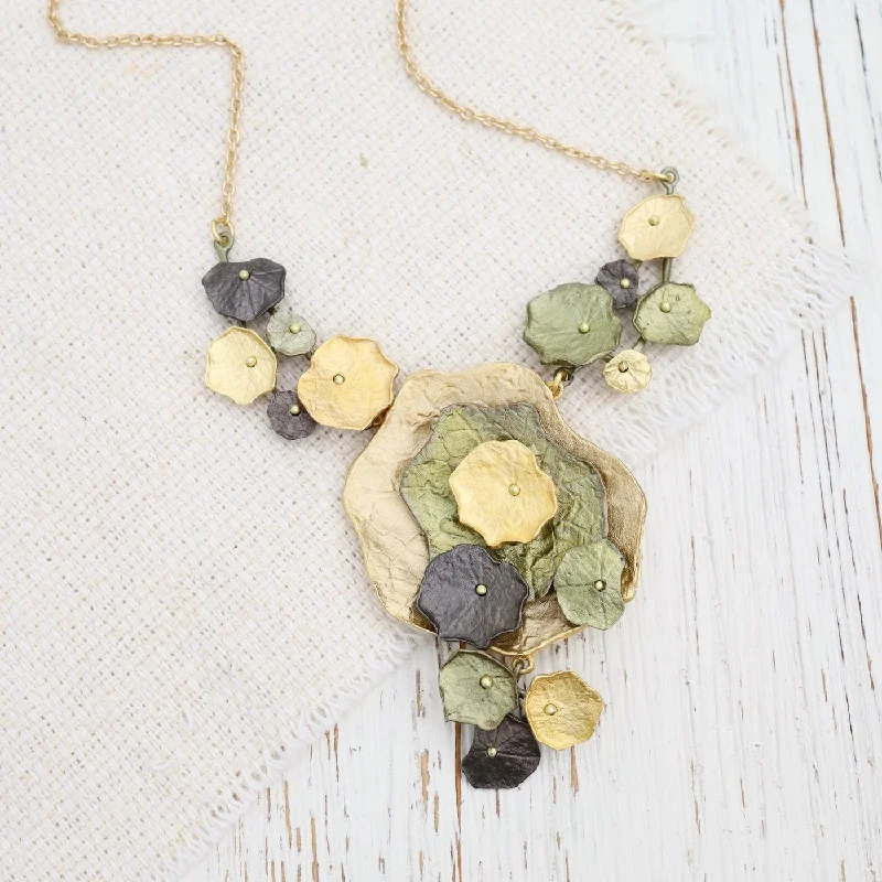 women's necklaces with pearl -Nasturtium Necklace