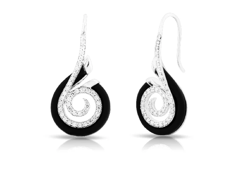 women's earrings with cubic zirconia stones -Oceana Earrings