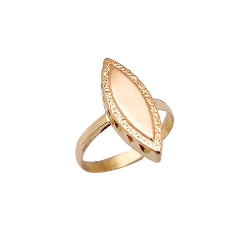 women's rings with romantic design -Cat's Eye Ring (14K)