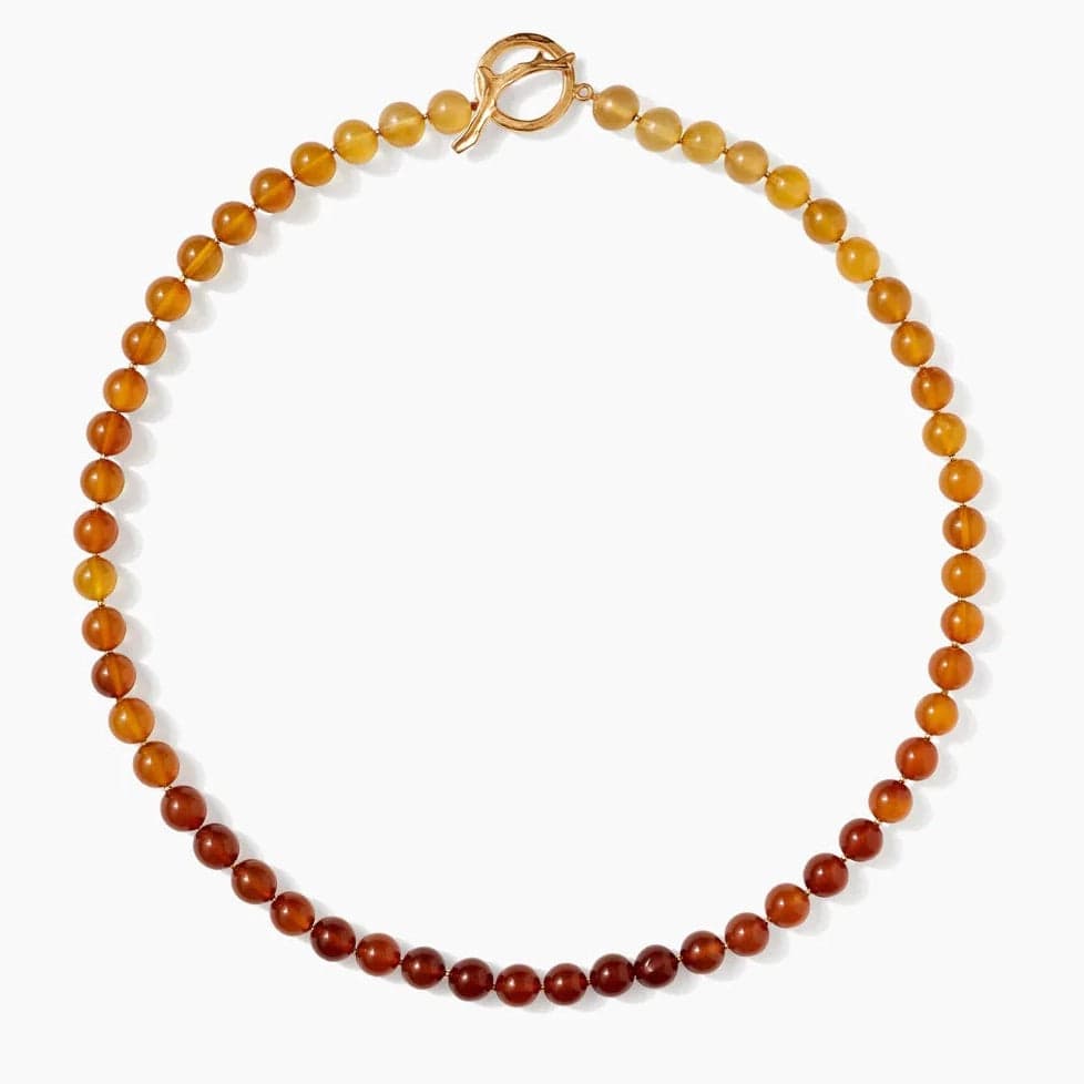 women's necklaces with pendant -Carnelian Sun Necklace