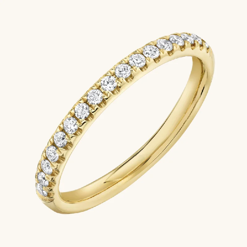 women's engagement rings with diamond solitaire -Classic Diamond Band