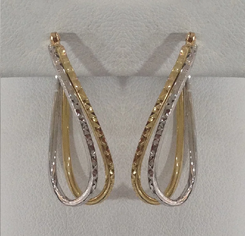 women's earrings with dangling pearls -Gold Earrings