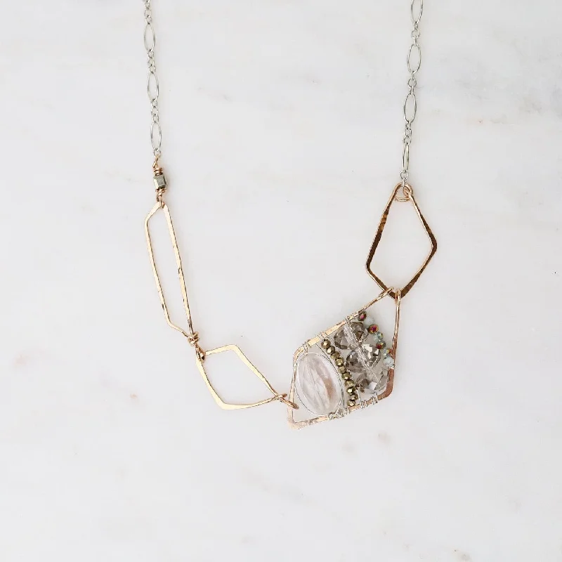 women's necklaces with radiant-cut stone -Crystal Quarry Necklace