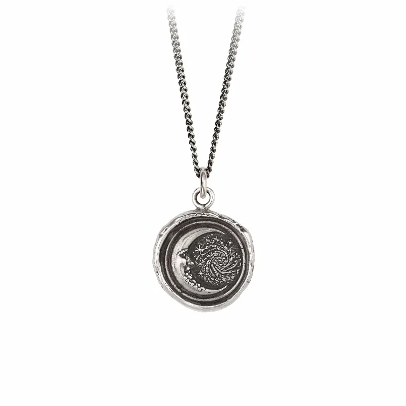 women's necklaces with diamond accents -Trust the Universe Talisman Necklace