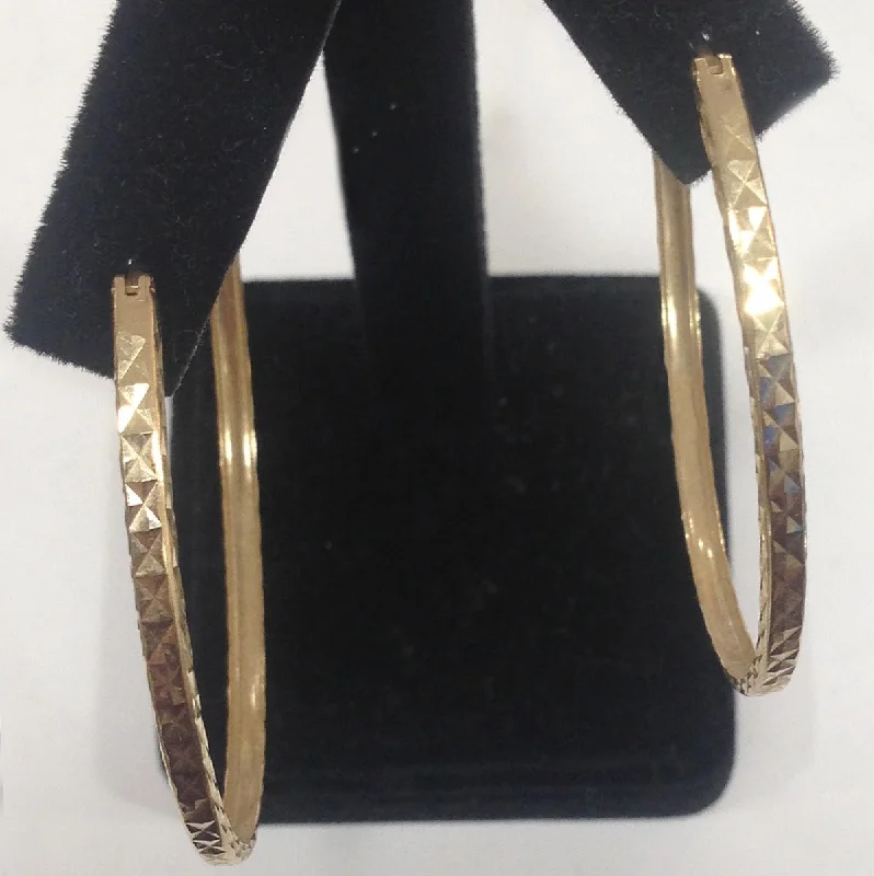 women's earrings with statement design -Gold Hoops Earrings