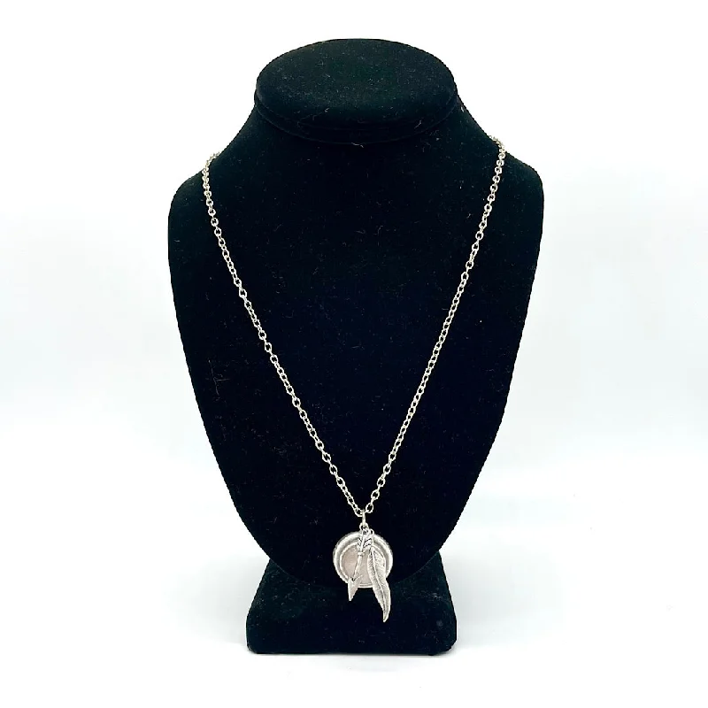 women's necklaces with minimal design -Handcrafted Rose Quartz Pendant Necklace