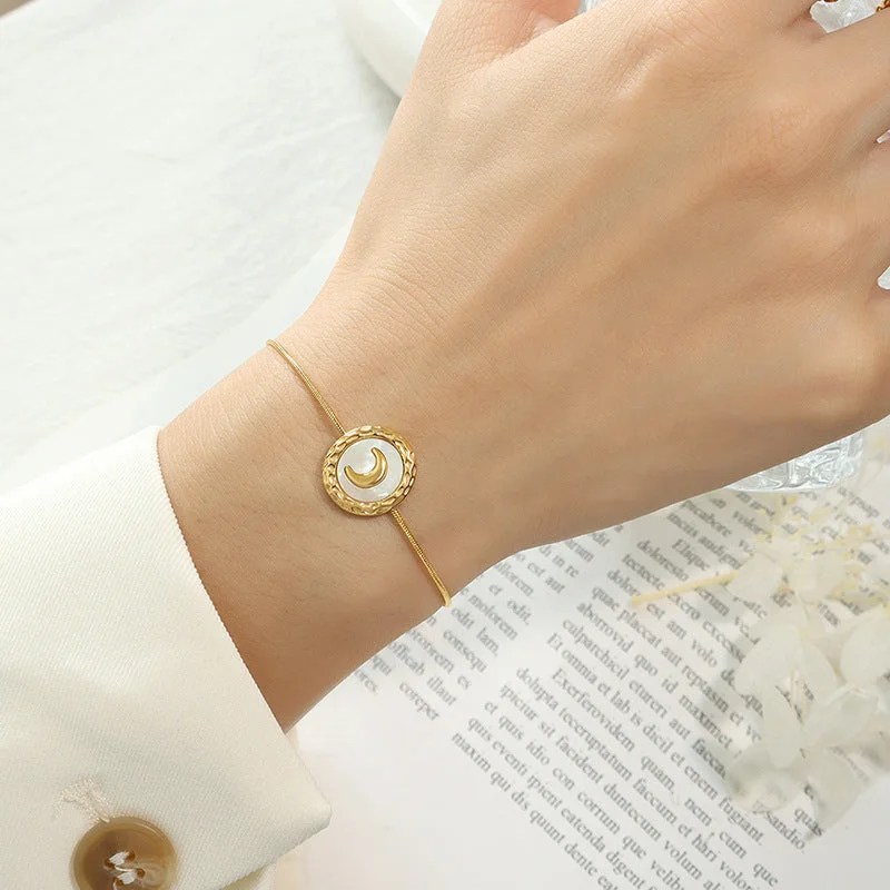 E163-Gold Bracelet-24cm