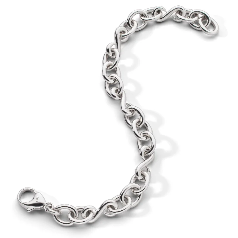 women's bracelets with adjustable size -Infinity Link Bracelet