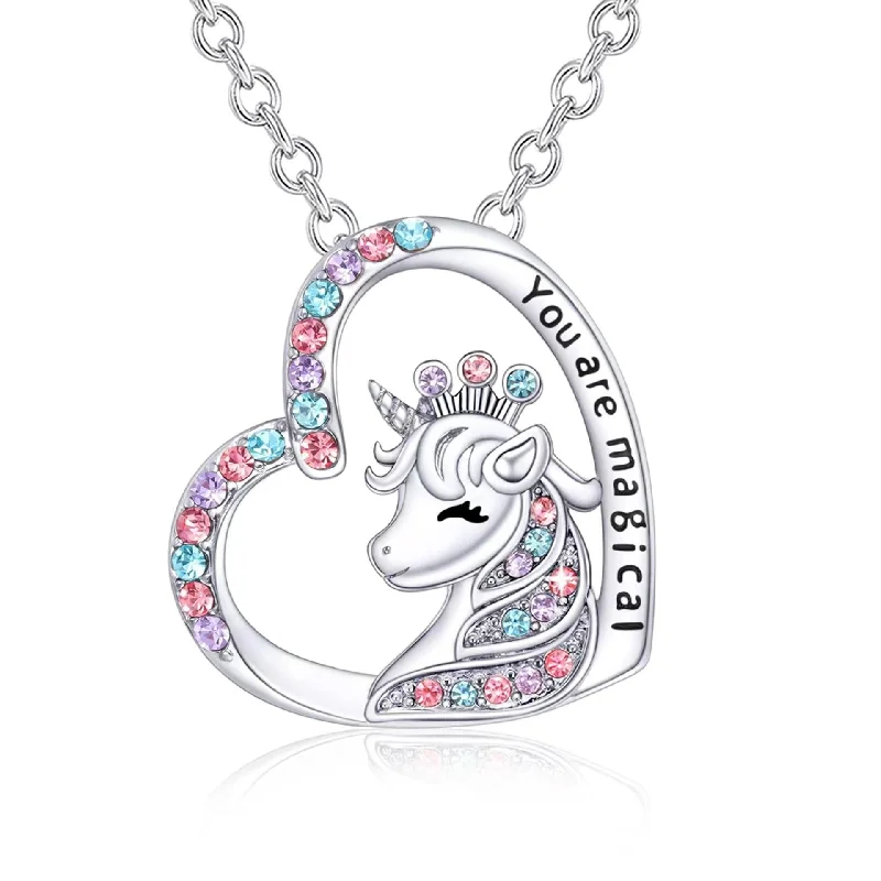 Women's Crown Unicorn Silver