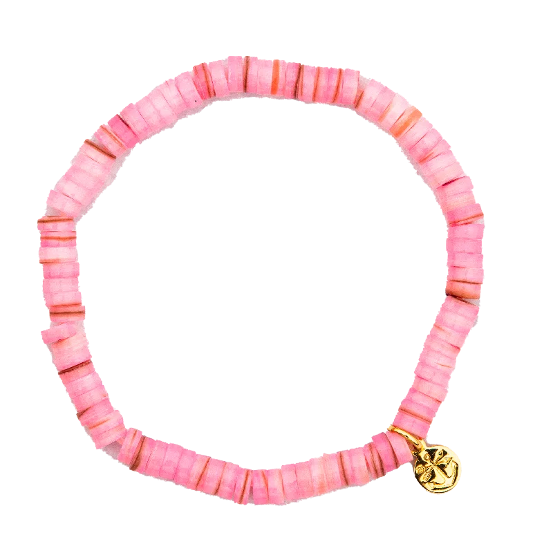 women's bracelets with modern aesthetic -Sunset Shores Shell Bracelet