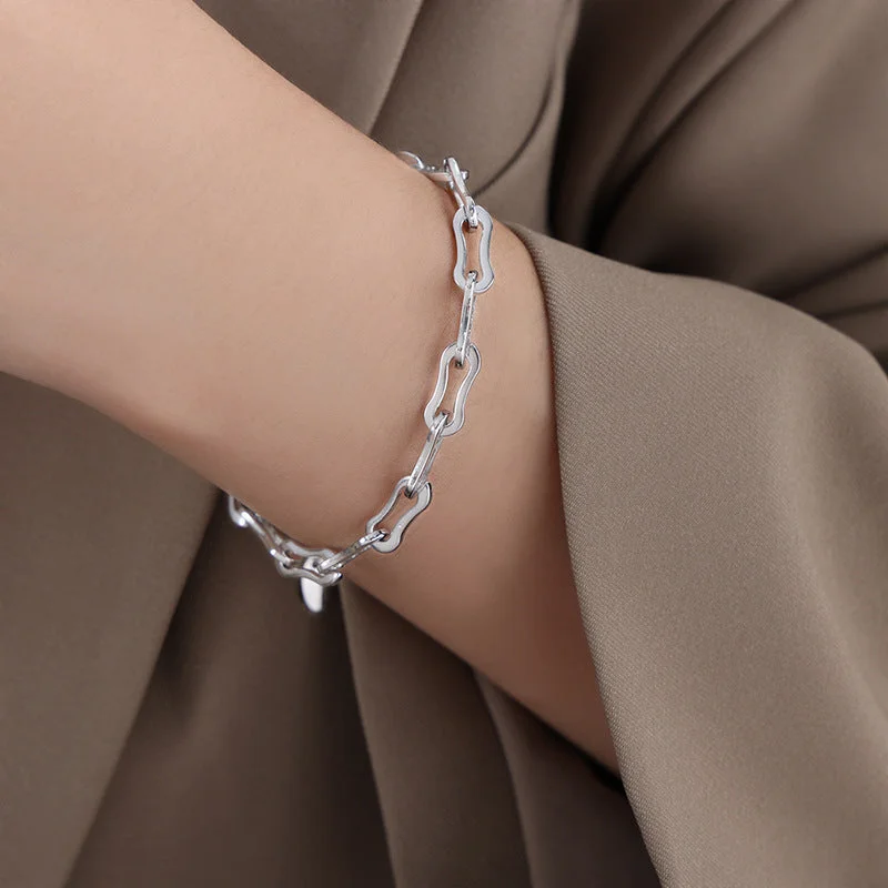 Steel Bracelet-15 5cm