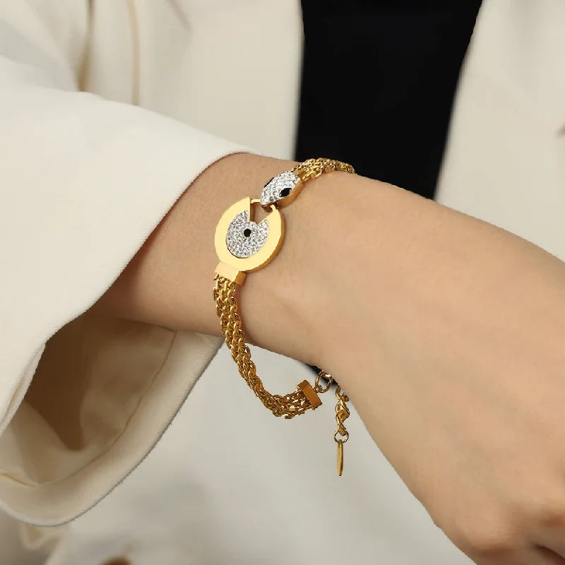 Gold Bracelet-15+4cm