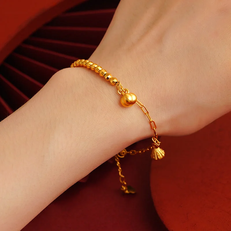 Good Persimmon Lotus Bracelet S2069