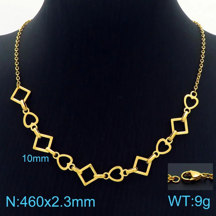 Gold Necklace Kn228933-Z