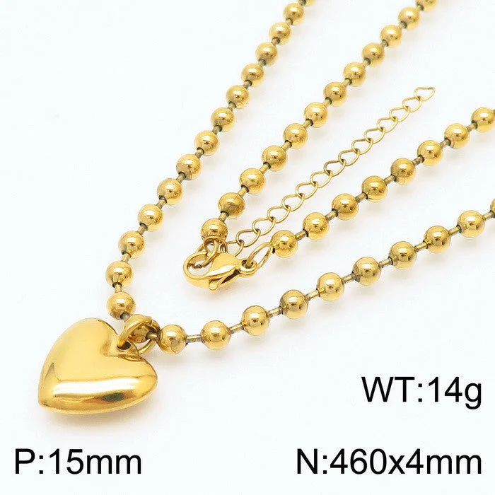 Gold Necklace Kn234411-Z