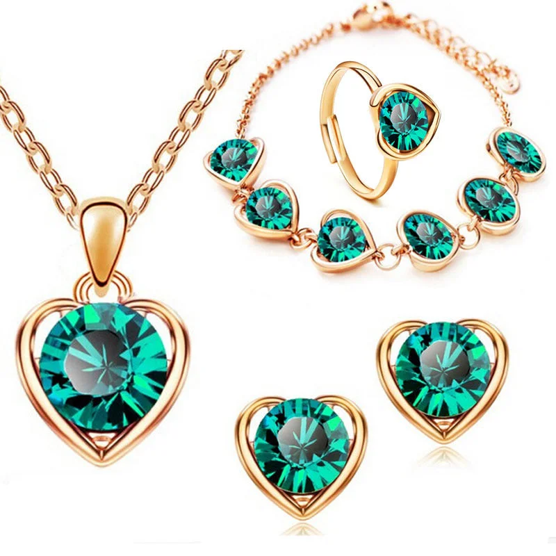 Four-Piece Set (Golden Hole Green)