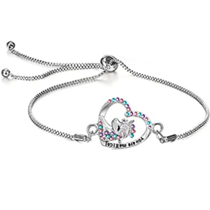 Women's Crown Unicorn Silver (Bracelet)