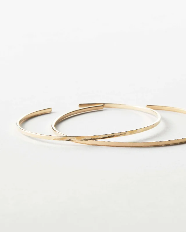 women's bracelets with sapphire -Thin Cuff Bracelet