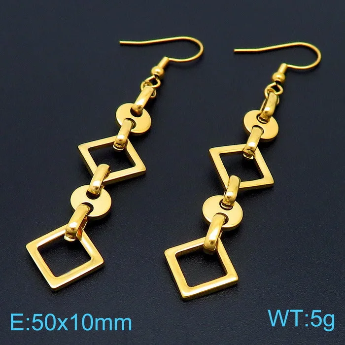 Gold Earrings Ke103519-Z