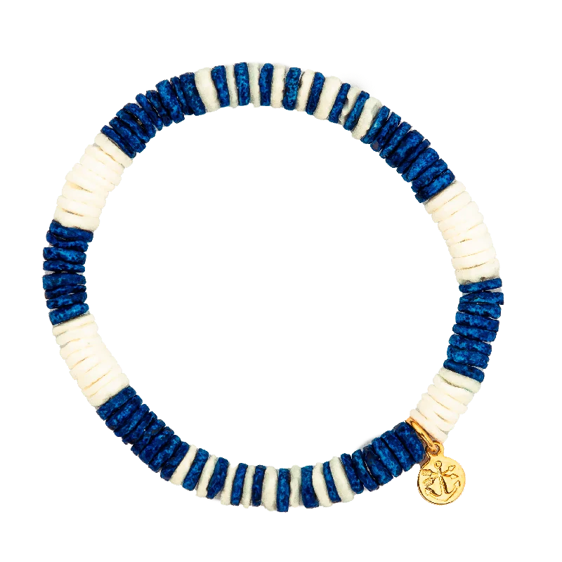 women's bracelets with stacked rings -Nautical Tides Shell Bracelet