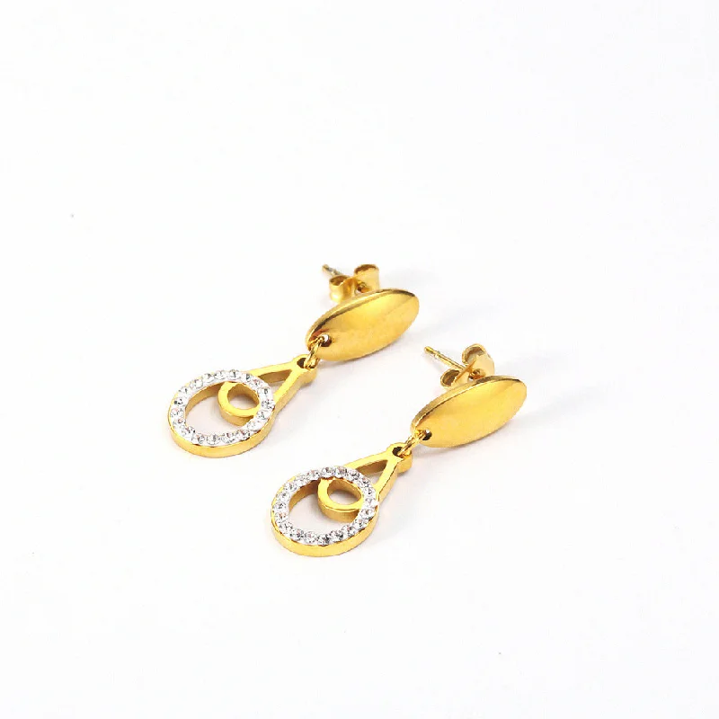 A Pair of Gold Earrings