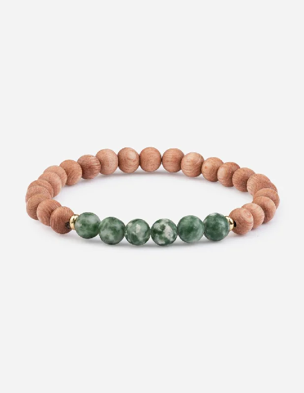 women's bracelets with infinity band -Jade Bracelet