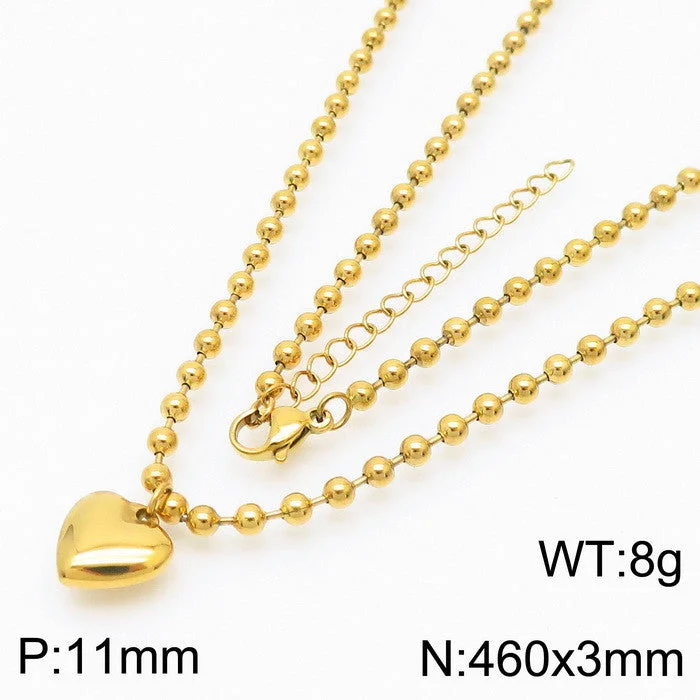 Gold Necklace Kn234395-Z