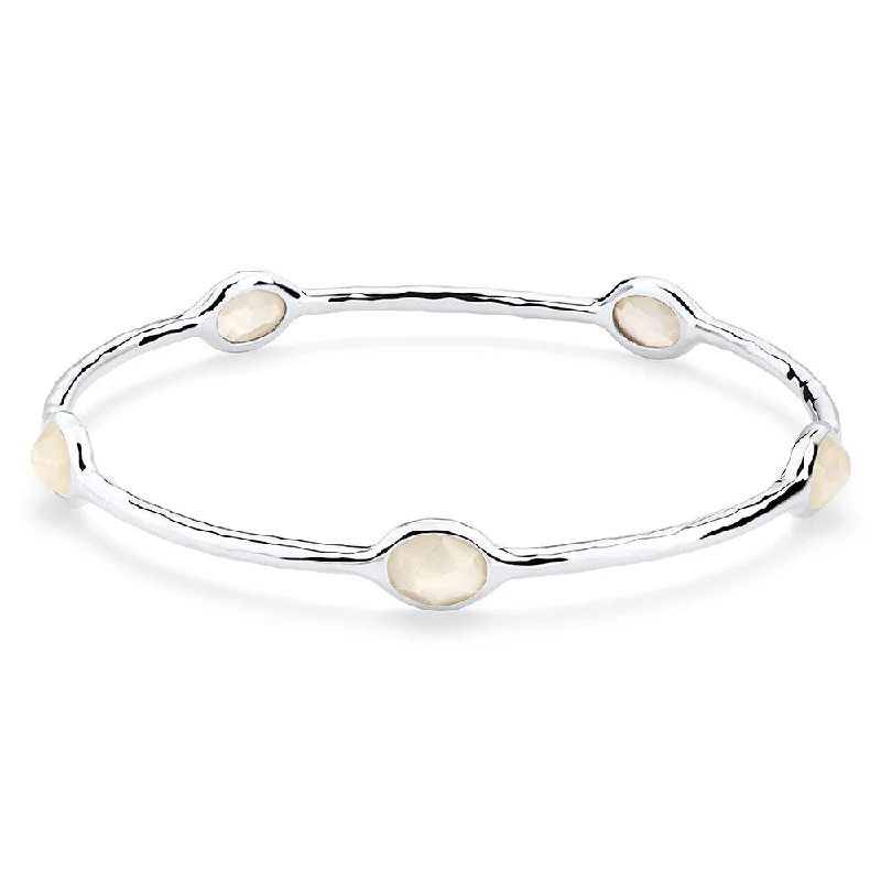 women's bracelets with luxury design -Sterling Sliver Bangle Bracelet